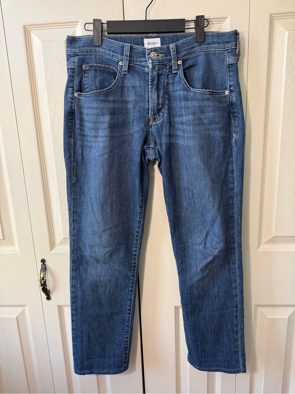 Hudson Byron Straight Leg Jeans Mens Size 29 Classic Denim Wash